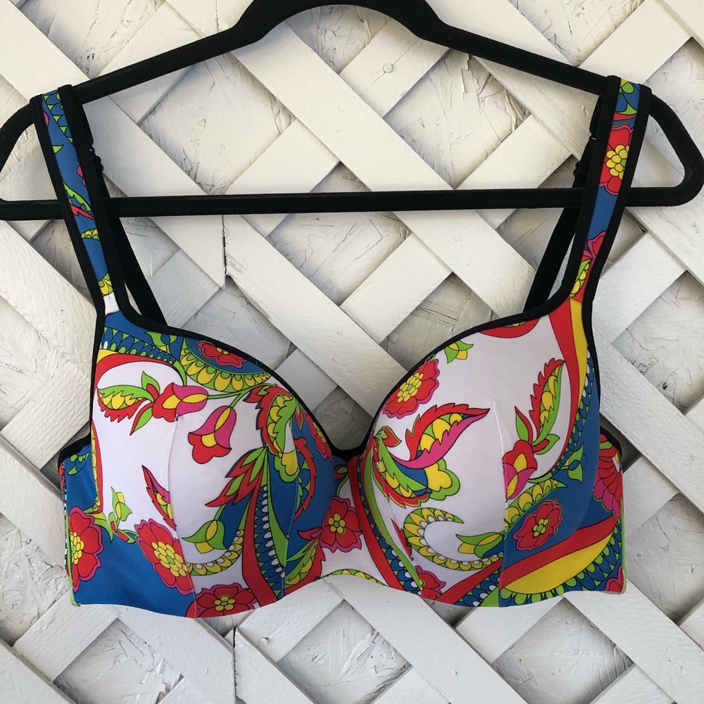 Cacique Floral Paisley Underwire Bra
